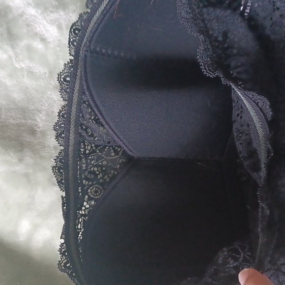 NWOT Auden Black Lace Strapless Bra Bandeaus Size Small - Picture 4 of 8